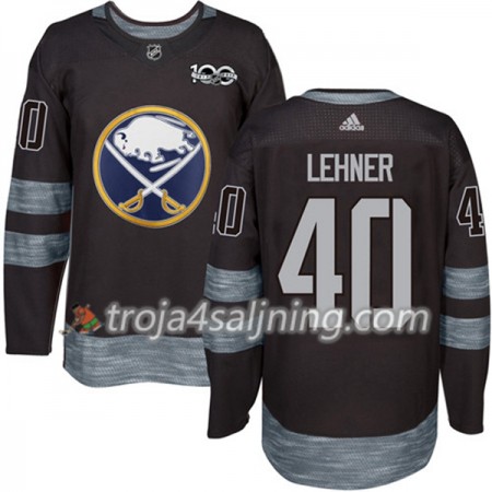 Buffalo Sabres tröja Robin Lehner 40 1917-2017 100th Anniversary Adidas Svart Authentic - NHL Tröjor Herr Buffalo Sabres tröja Robin Lehner 40 1917-2017 100th Anniversary Adidas Svart Authentic - NHL Tröjor Herr